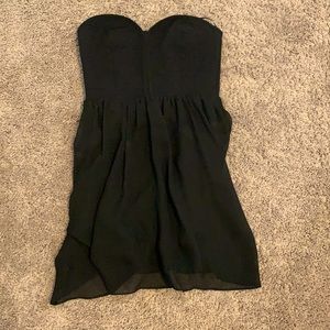 Princess cut black dress